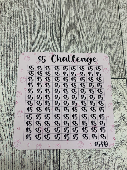 5 Money challenge